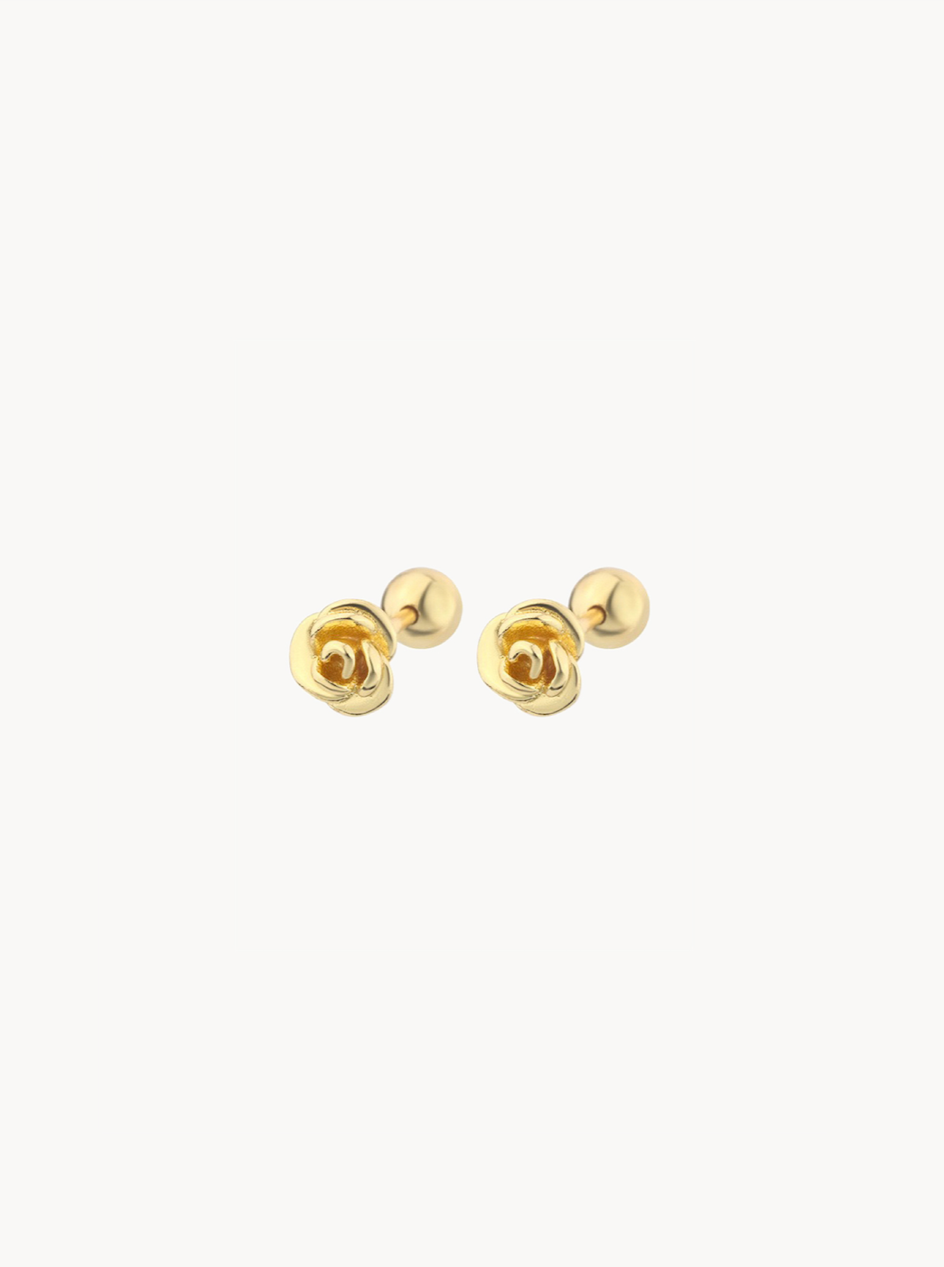 Mignon Rose Stud Earrings