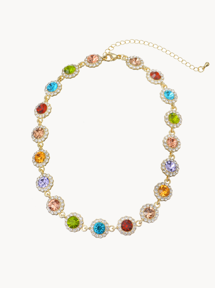 Irisfarbenes Halsband