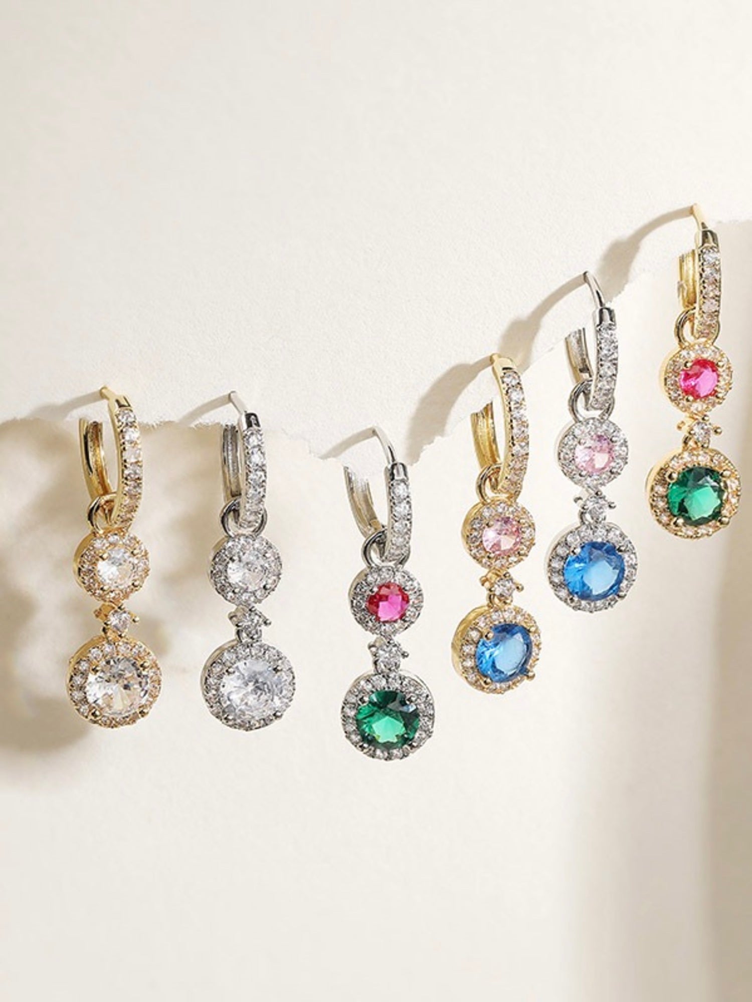 Iris Golden Earrings