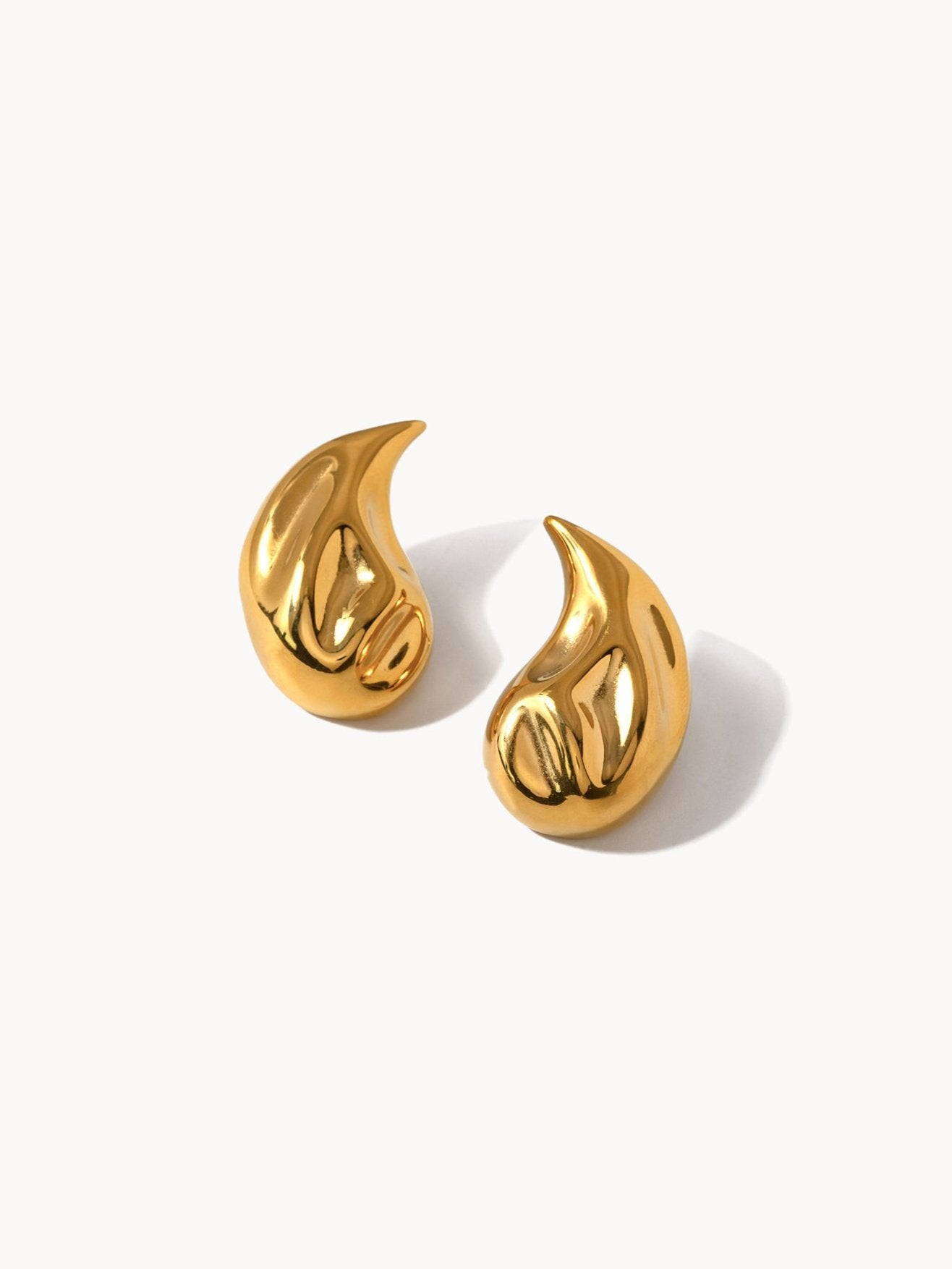 Stacey Waterdrop Golden Earrings