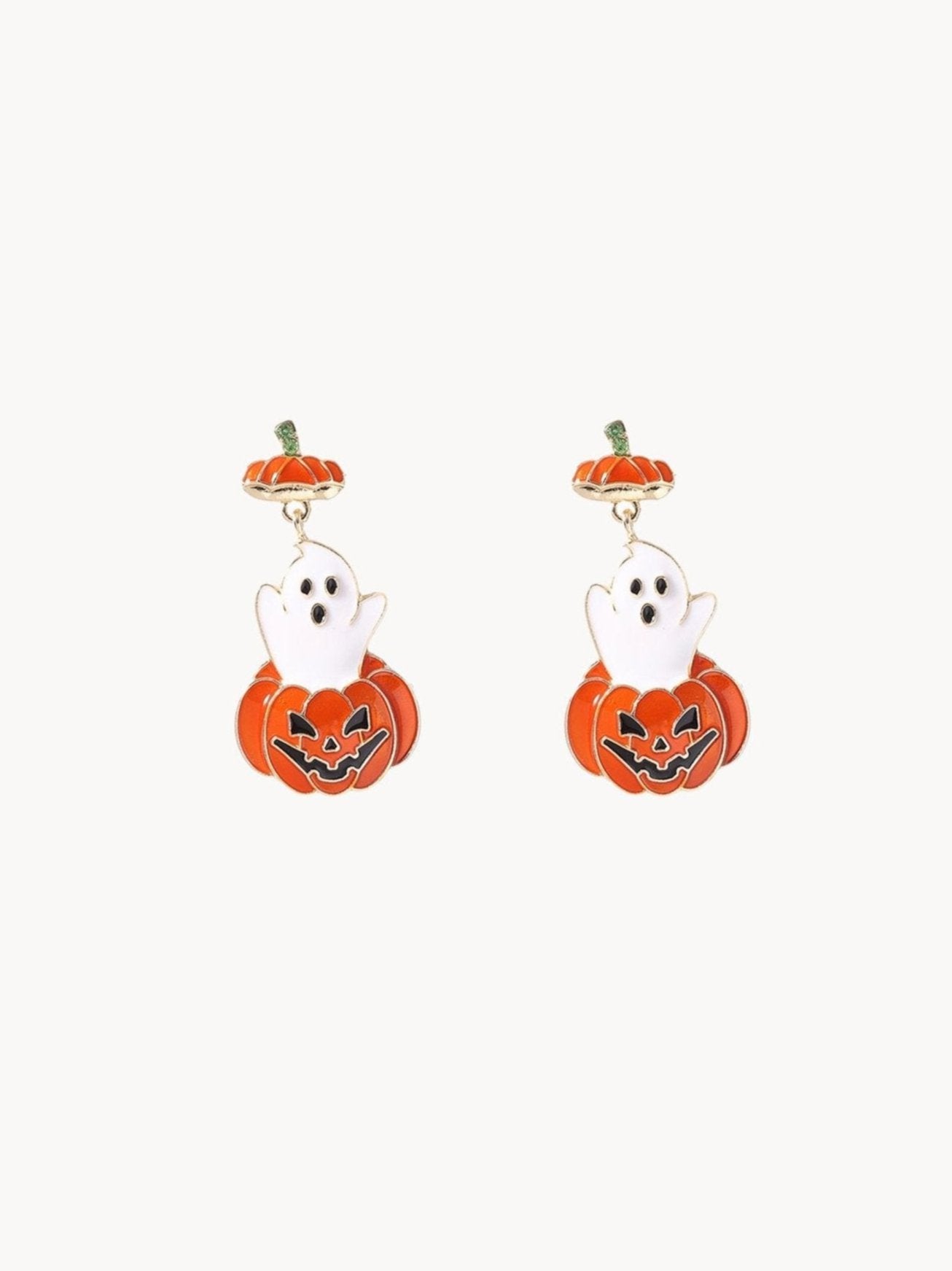 Ghost Pumpkin Earrings