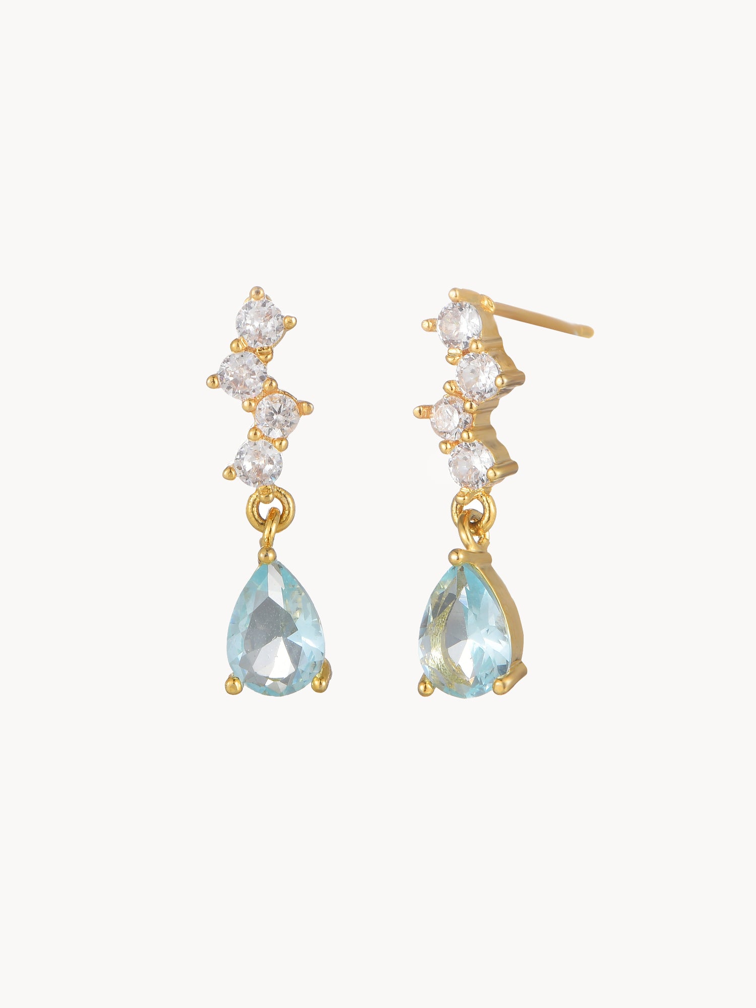 Patricia Blue Drop Earrings - Kuri Jewelry
