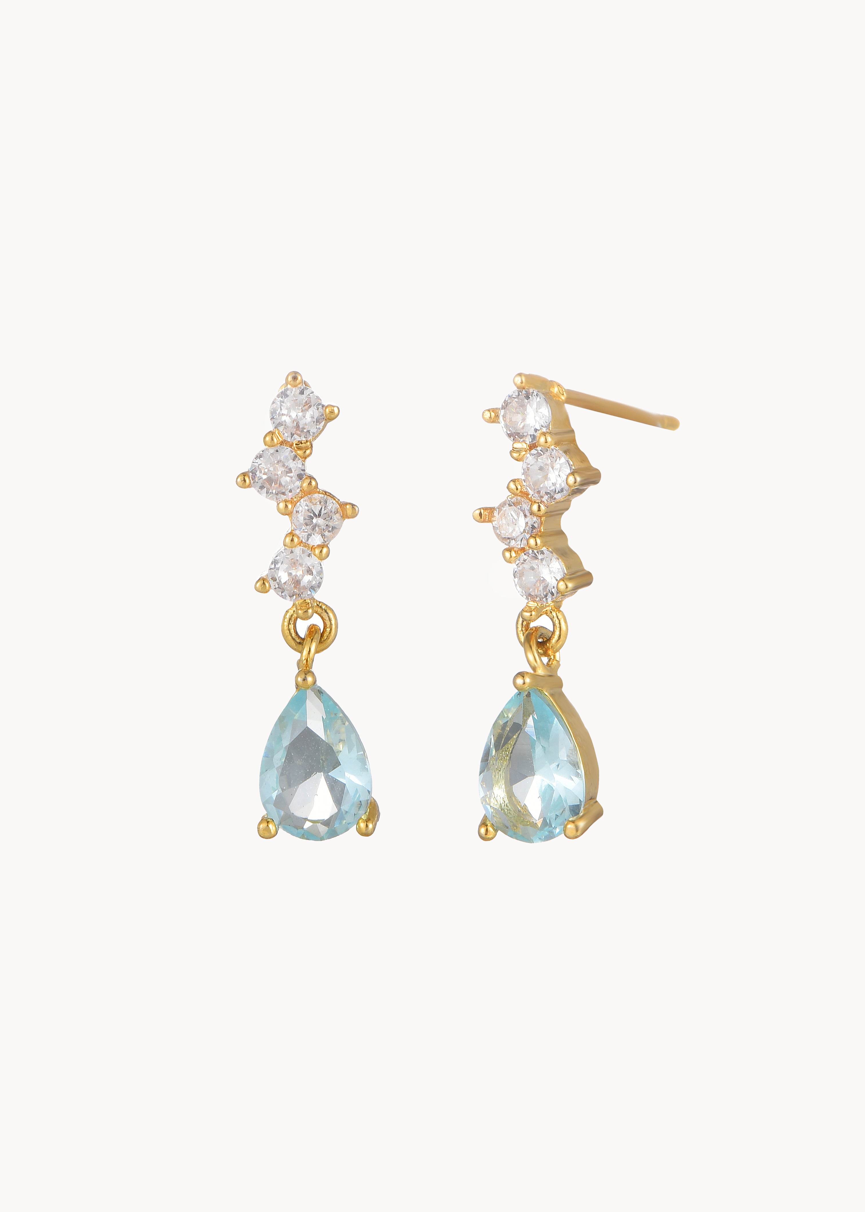 Patricia Blue Drop Earrings