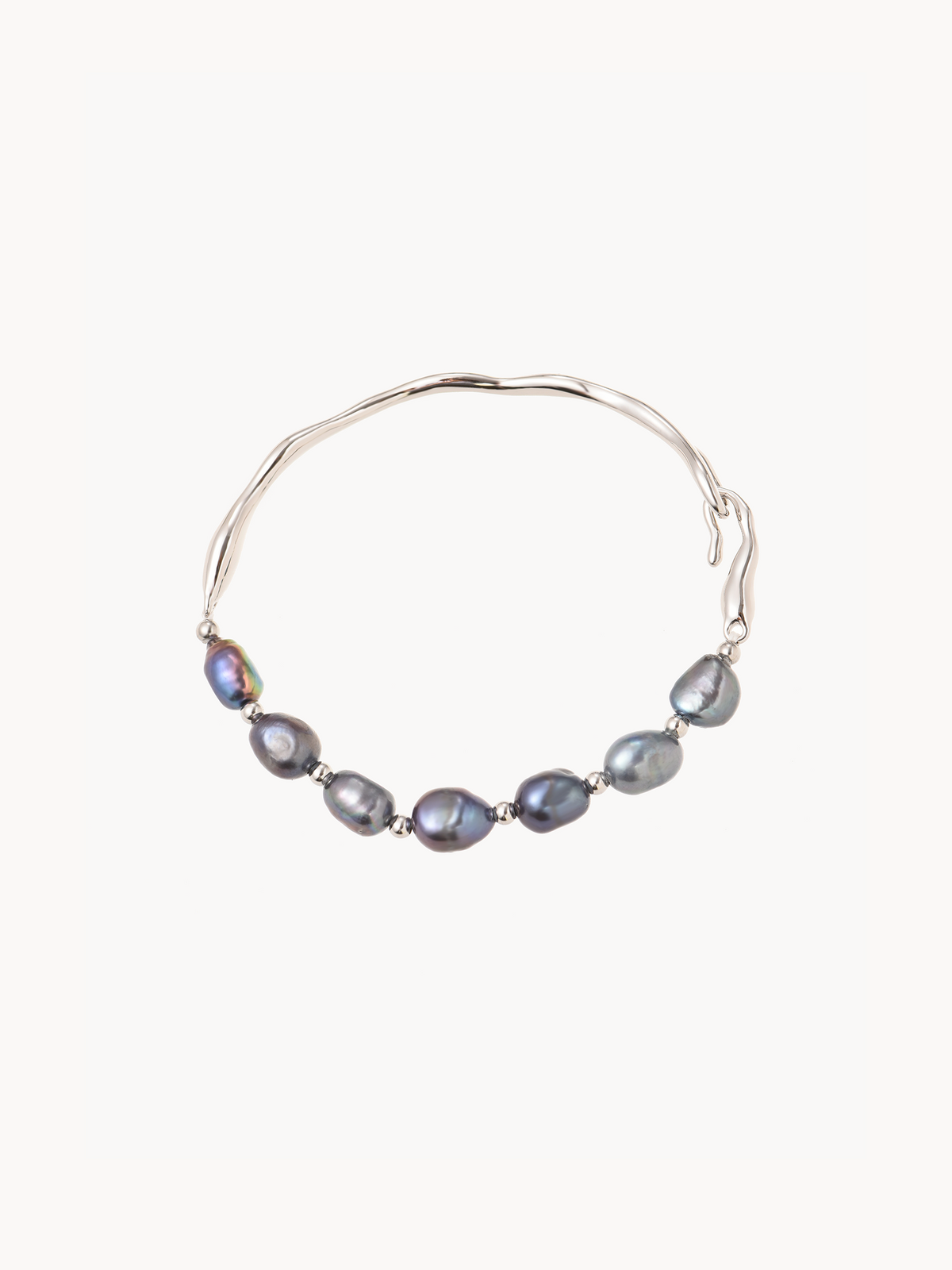 Chloe Peacock Pearl Bangle