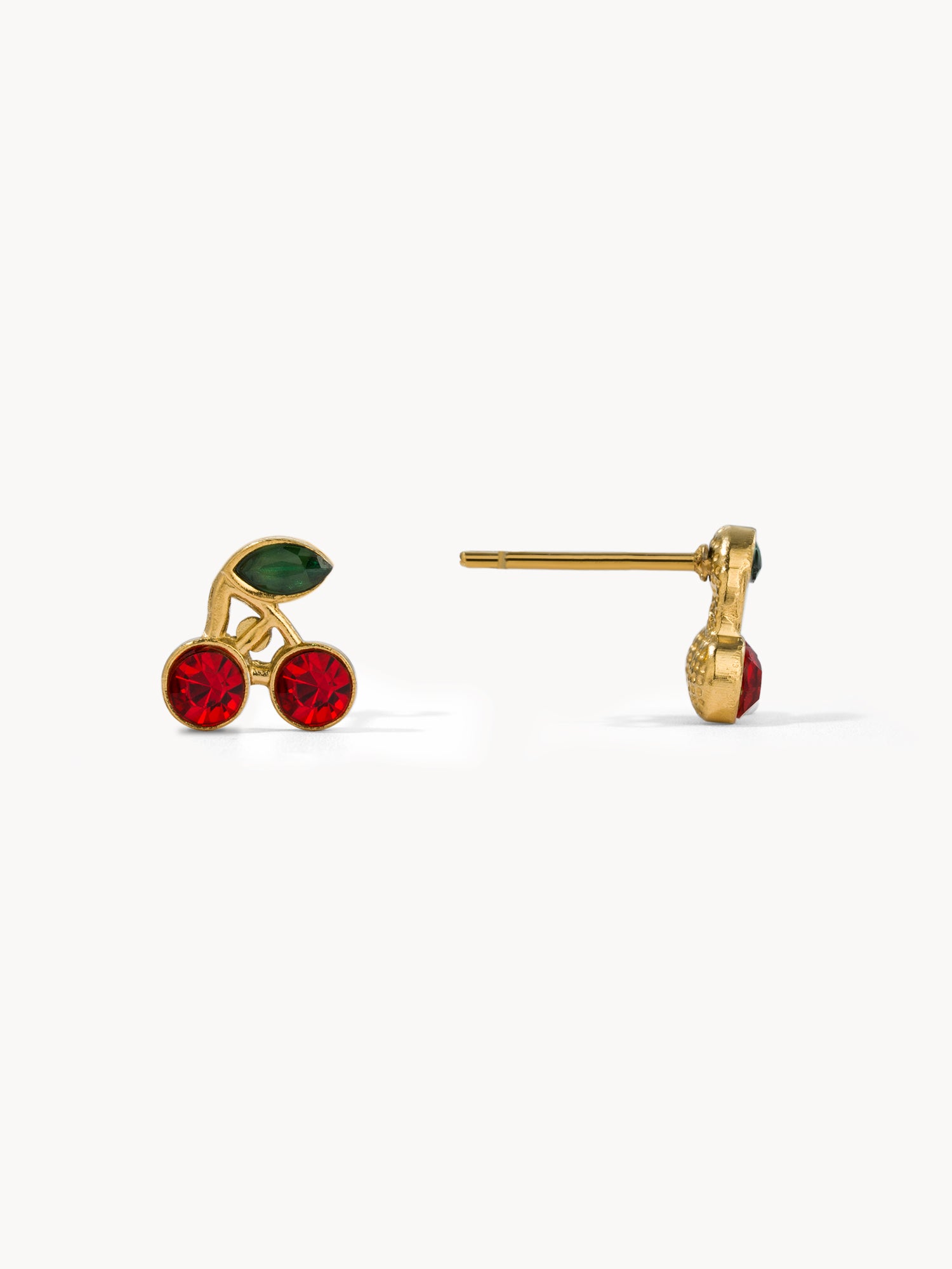 Petit Cherry Earrings - - Kuri Jewelry