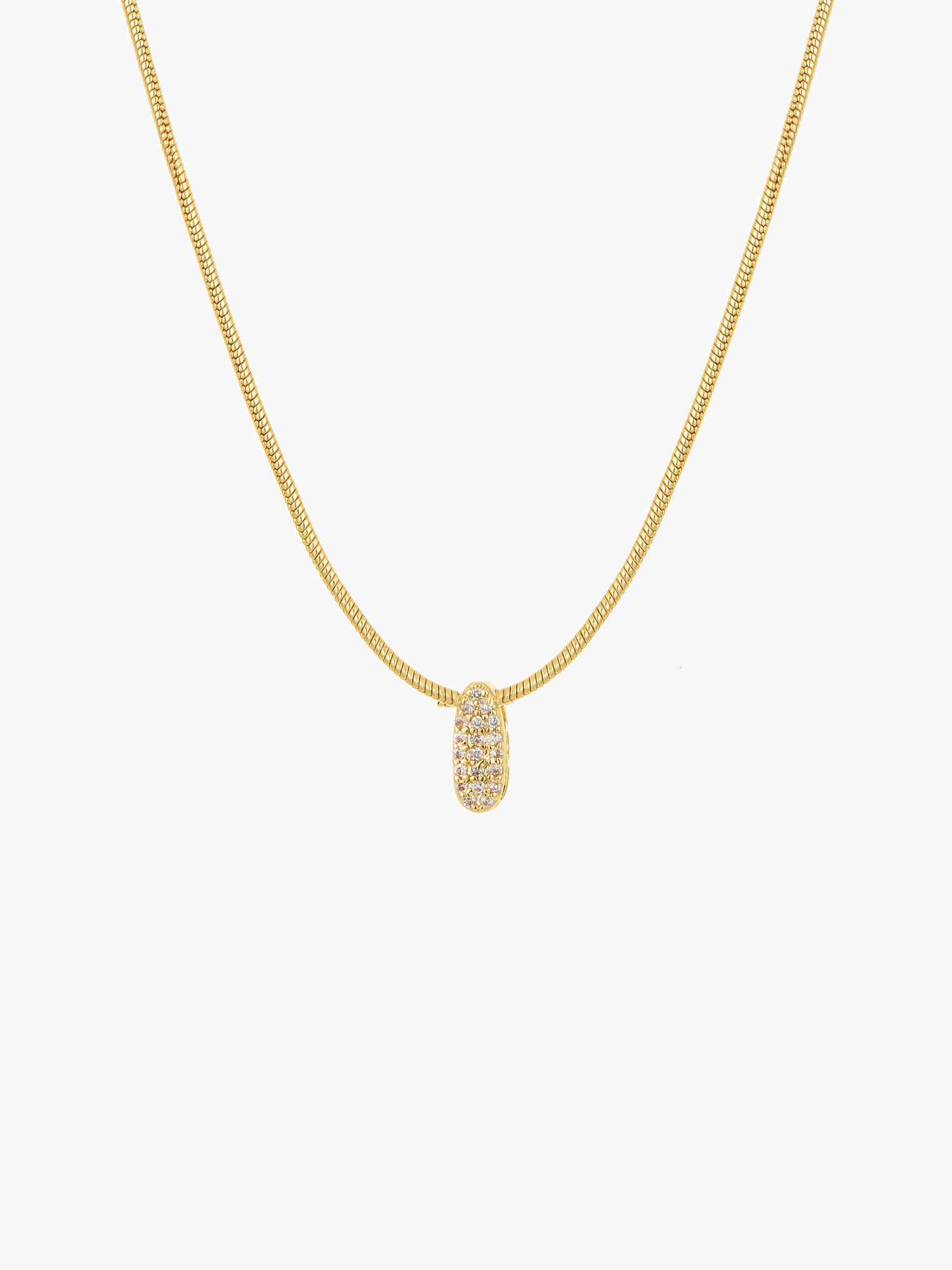 Petite Letter Chain Necklace