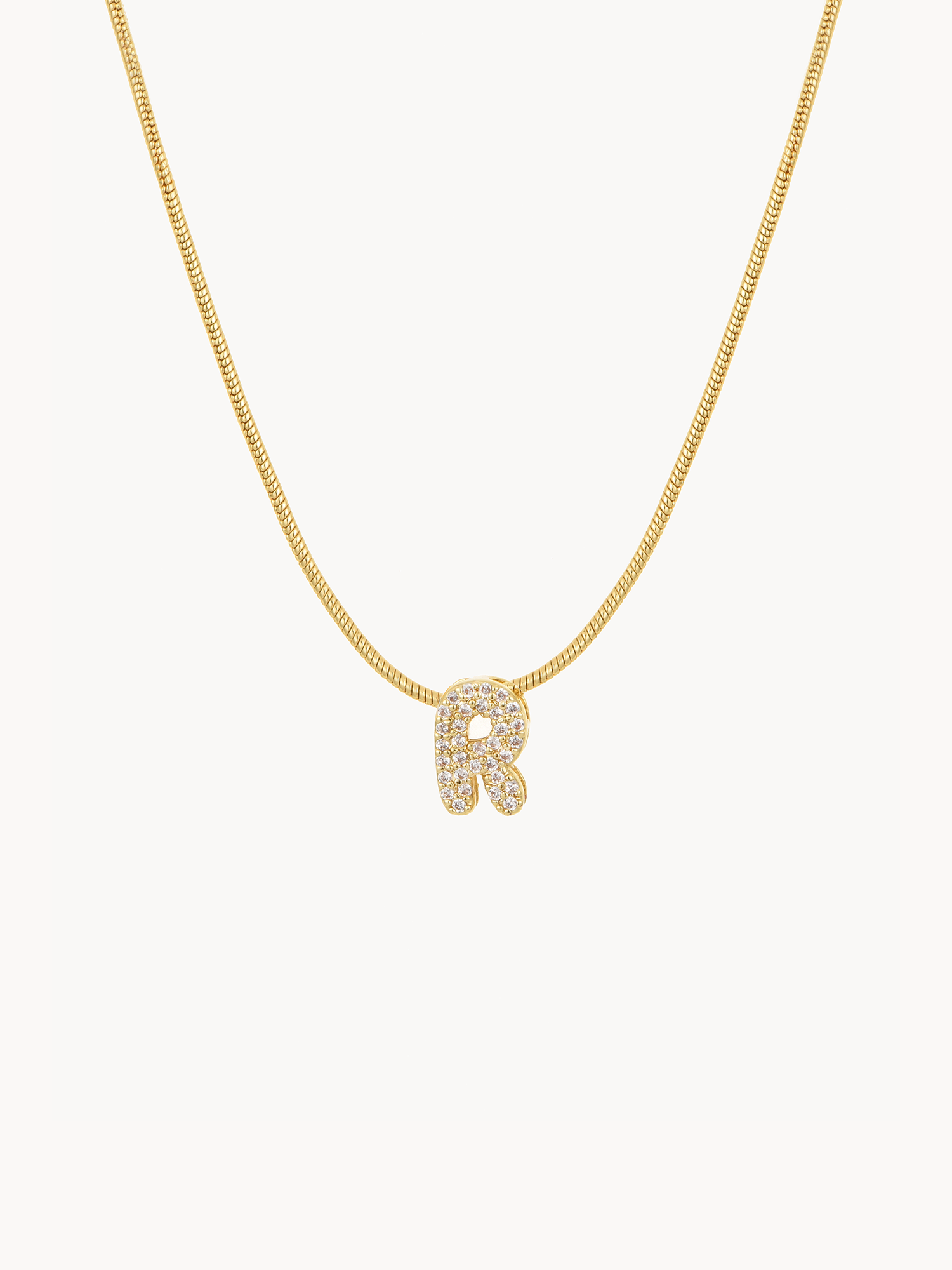 Petite Letter Chain Necklace