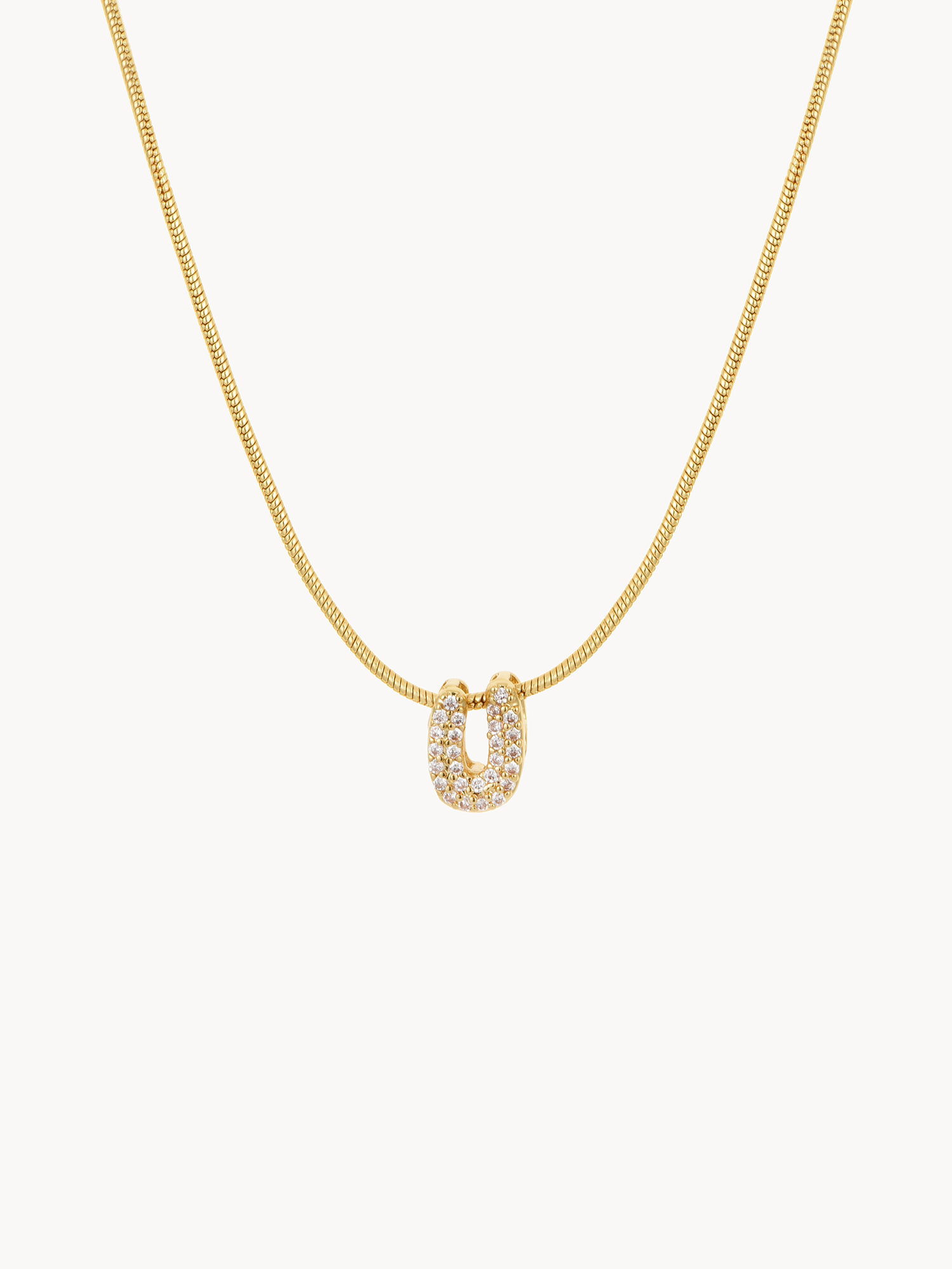 Petite Letter Chain Necklace