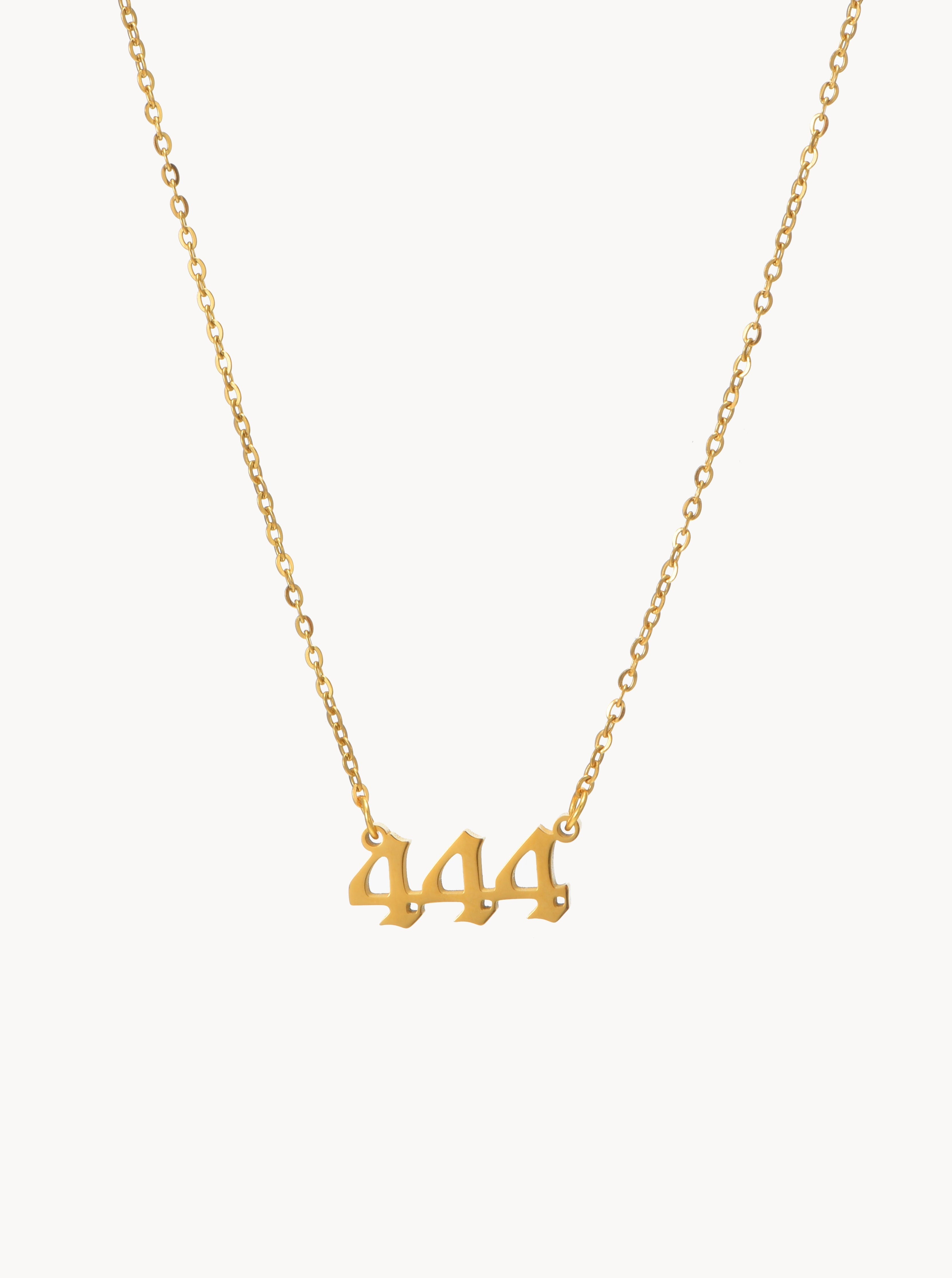 Angel Number 444 Necklace