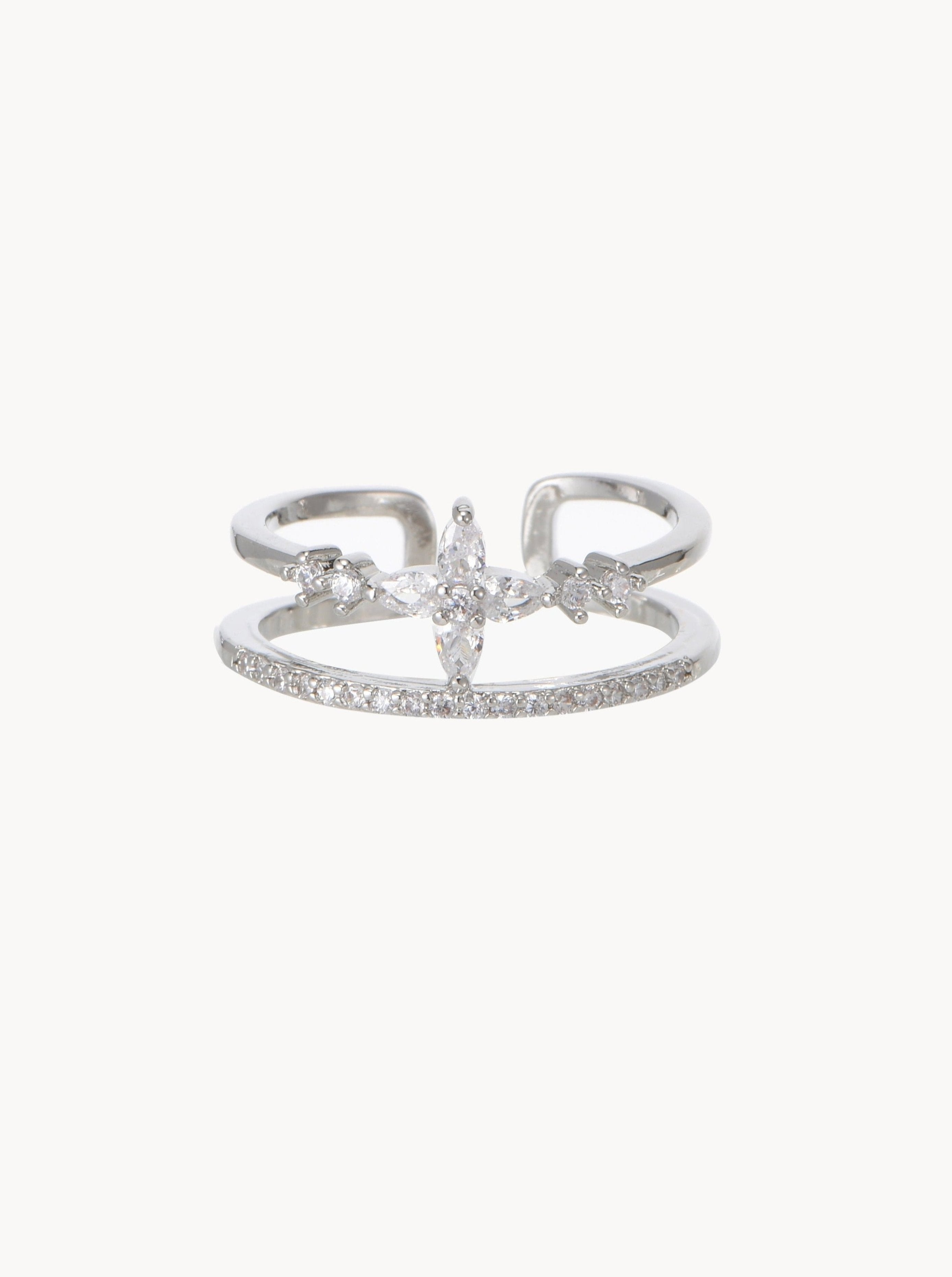 Lydia Silver Star Ring