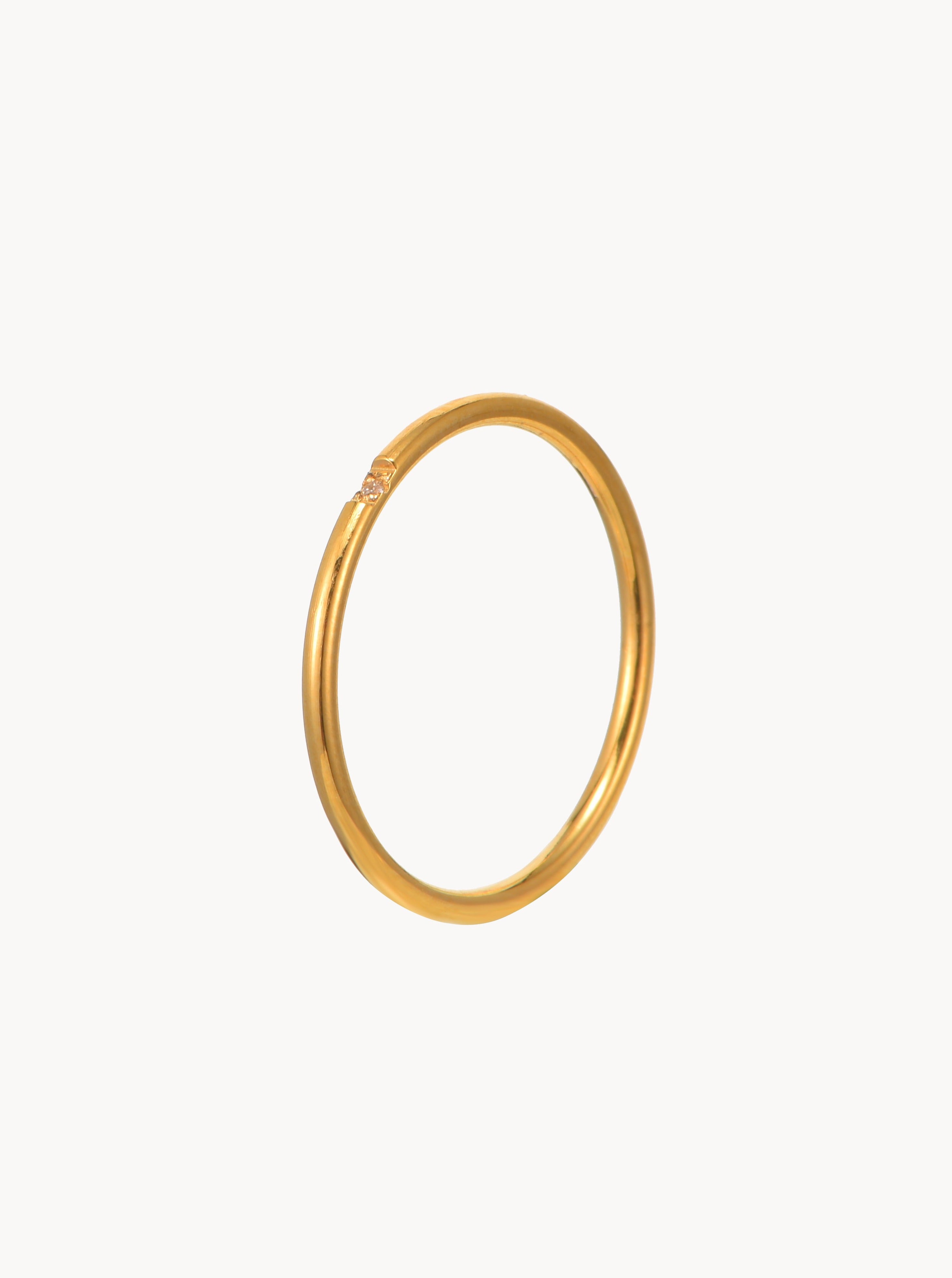 Amelia Golden Ring - Kuri Jewelry