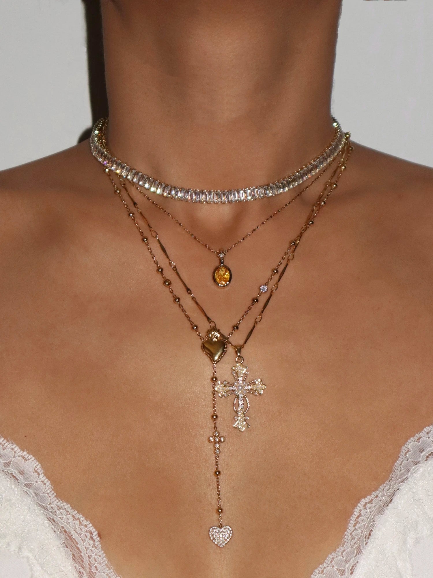 Josie Golden Choker Necklace - Kuri Jewelry