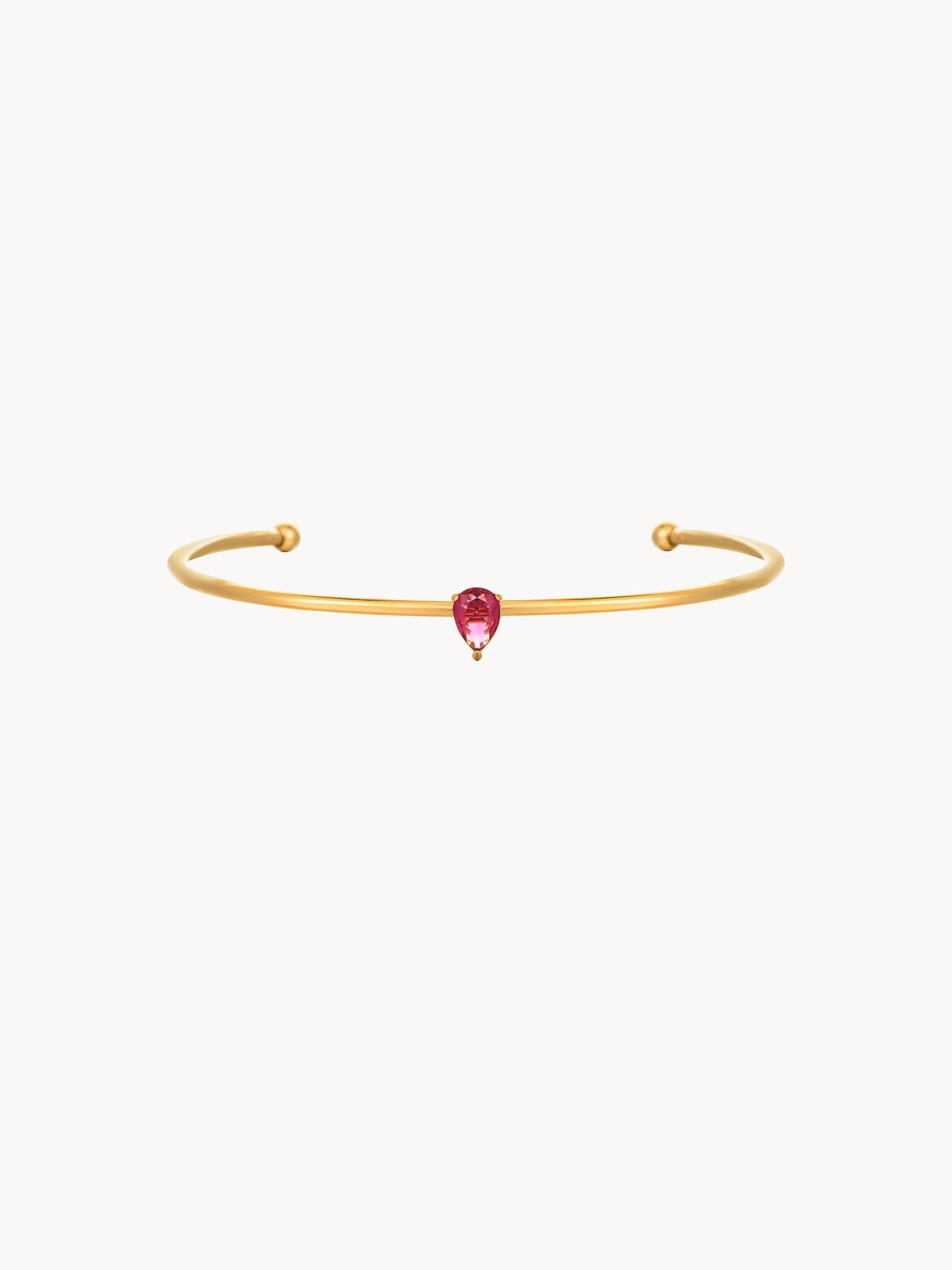 Vicky Pink Waterdrop Bangle