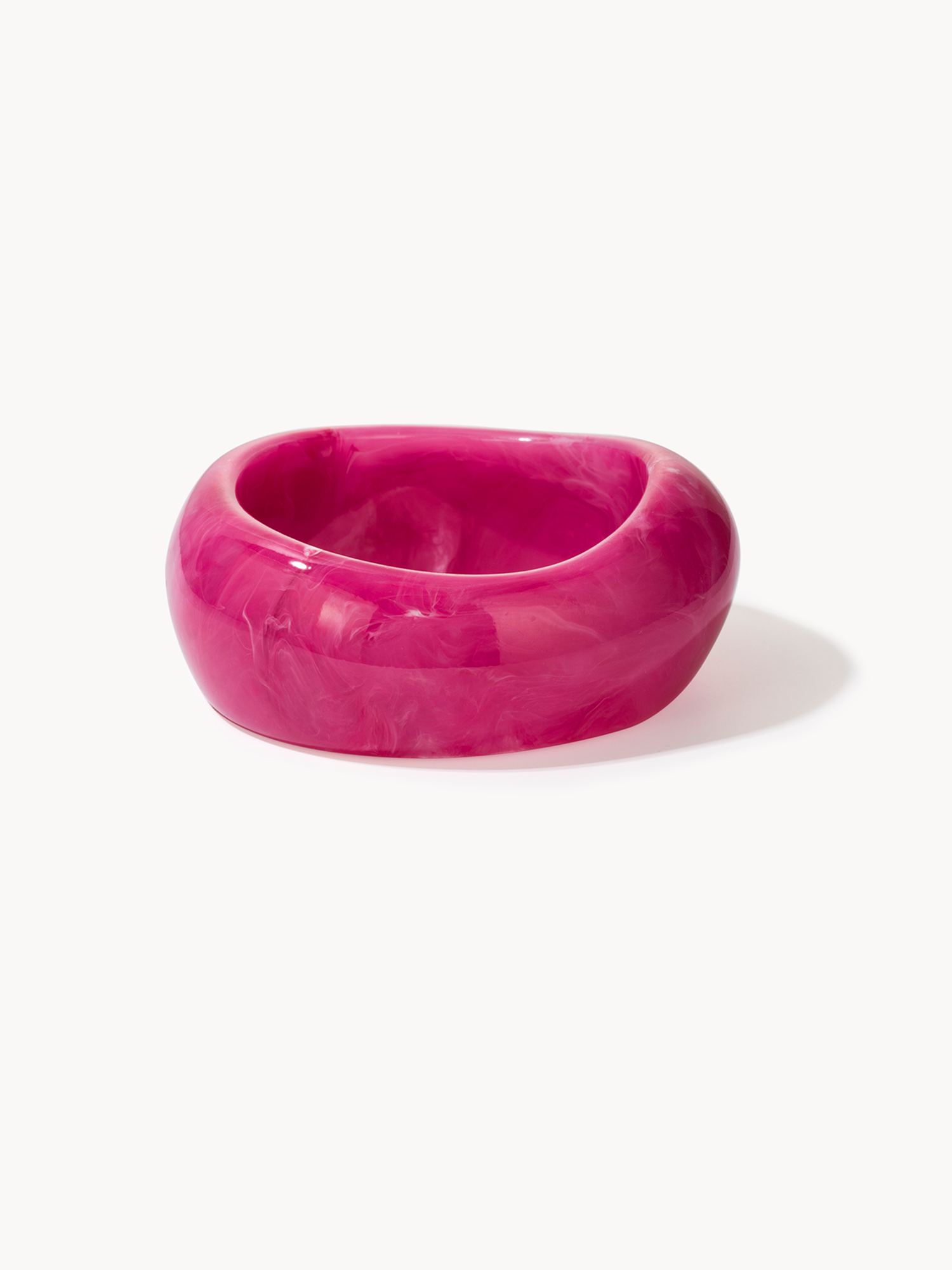 Lena Dark Pink Chunky Resin Bracelet
