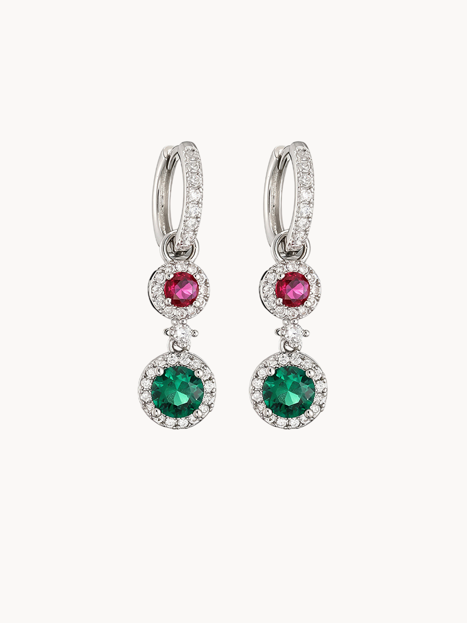 Iris Colored Earrings
