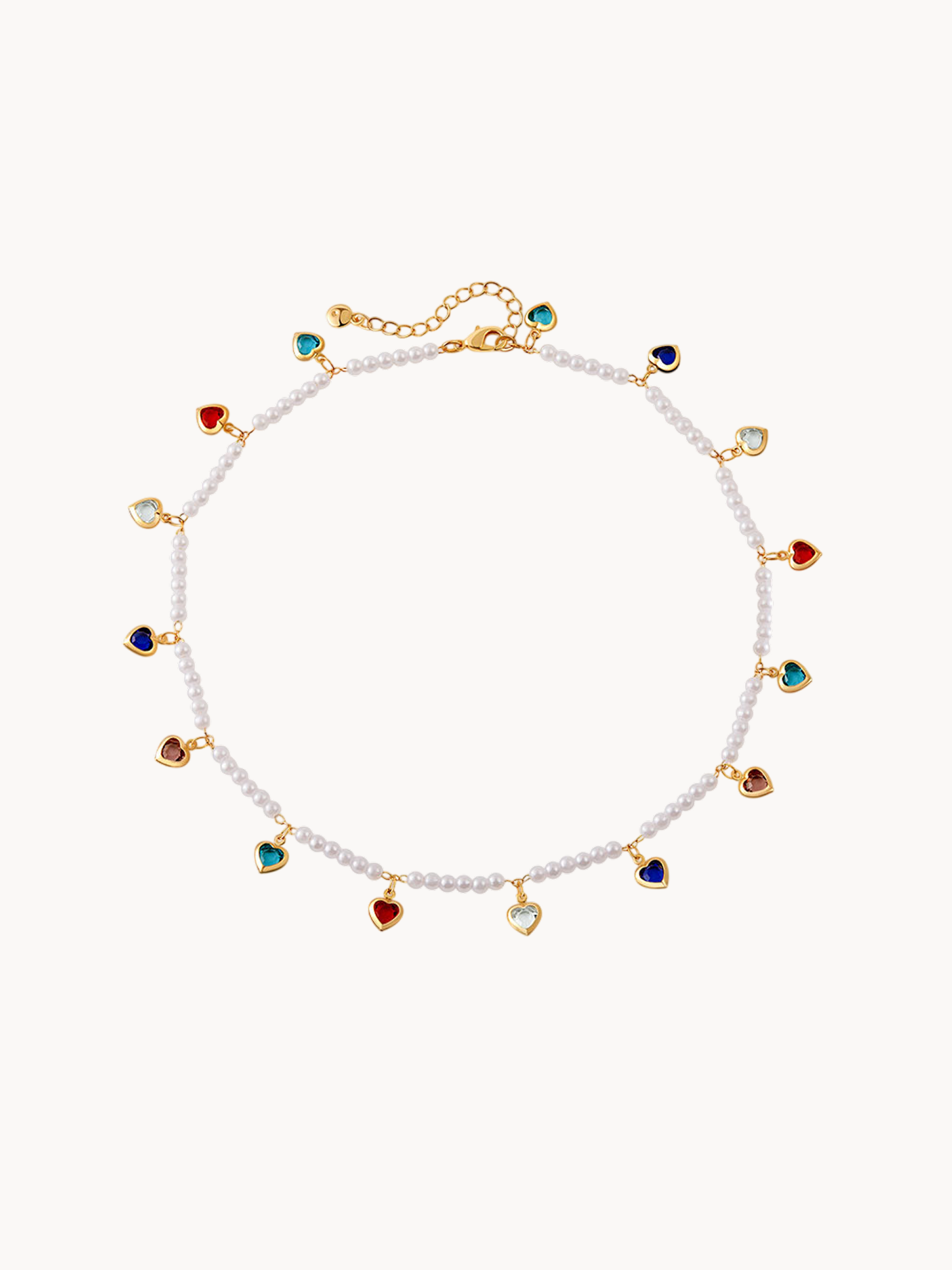 Jolie Colorful Pearl Necklace
