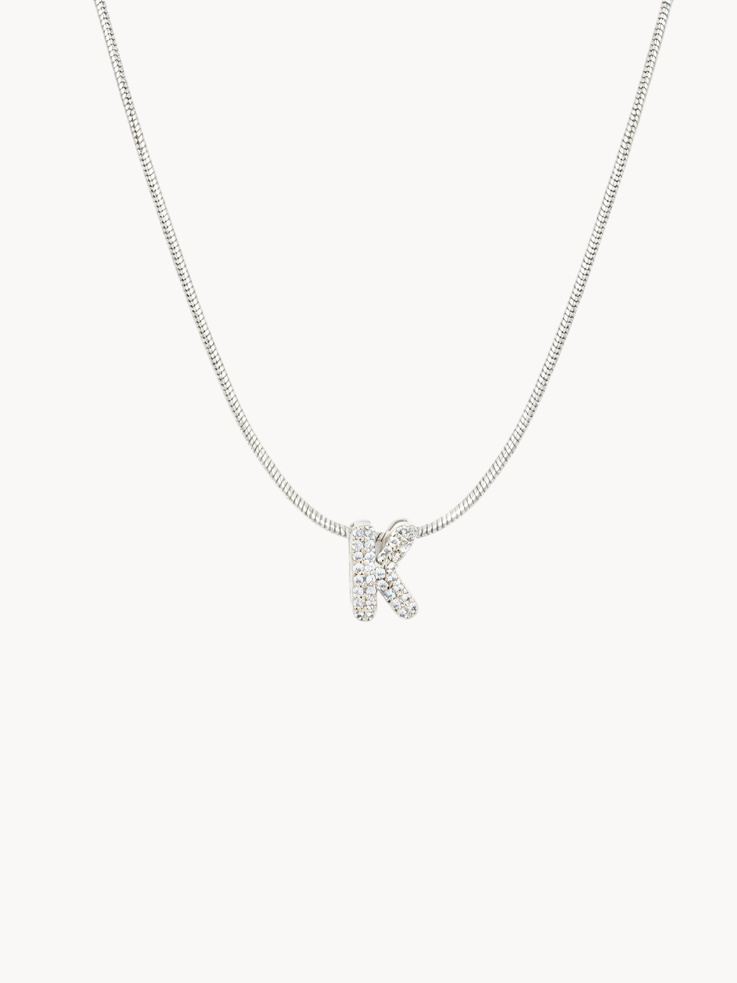 Petite Letter Chain Necklace