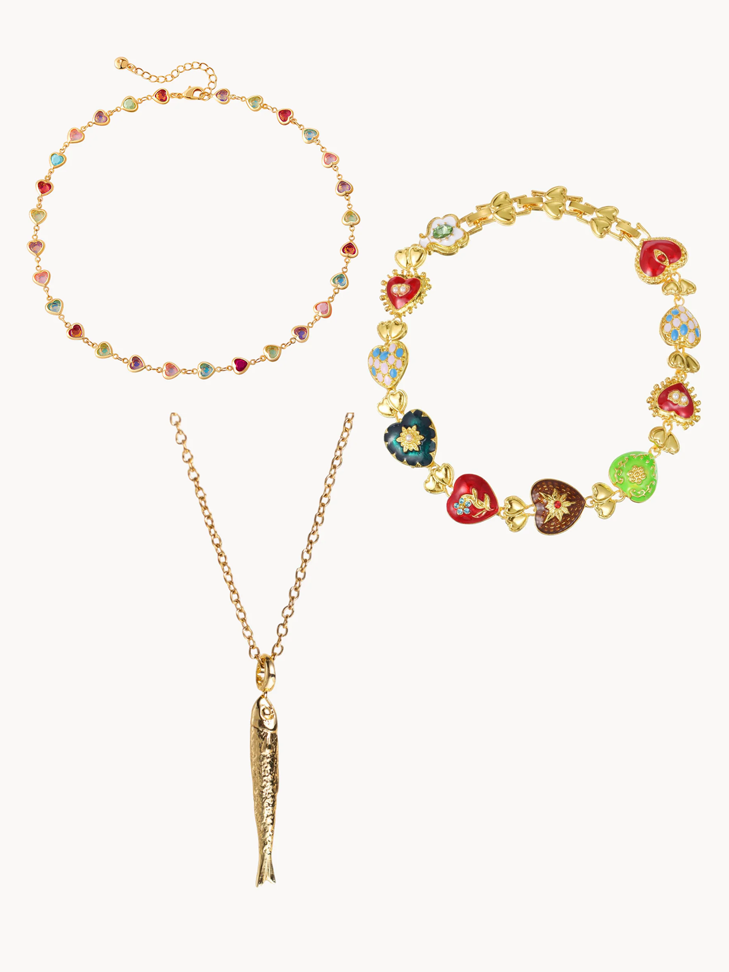 Marcia Margaret Anchovy Necklace