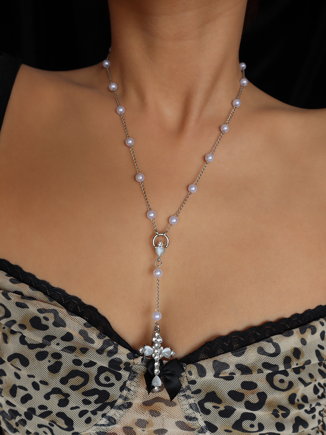 Miranda Pearl Lariat Necklace - Kuri Jewelry