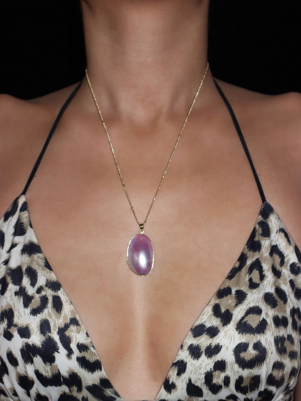 Pink Large Shell Necklace