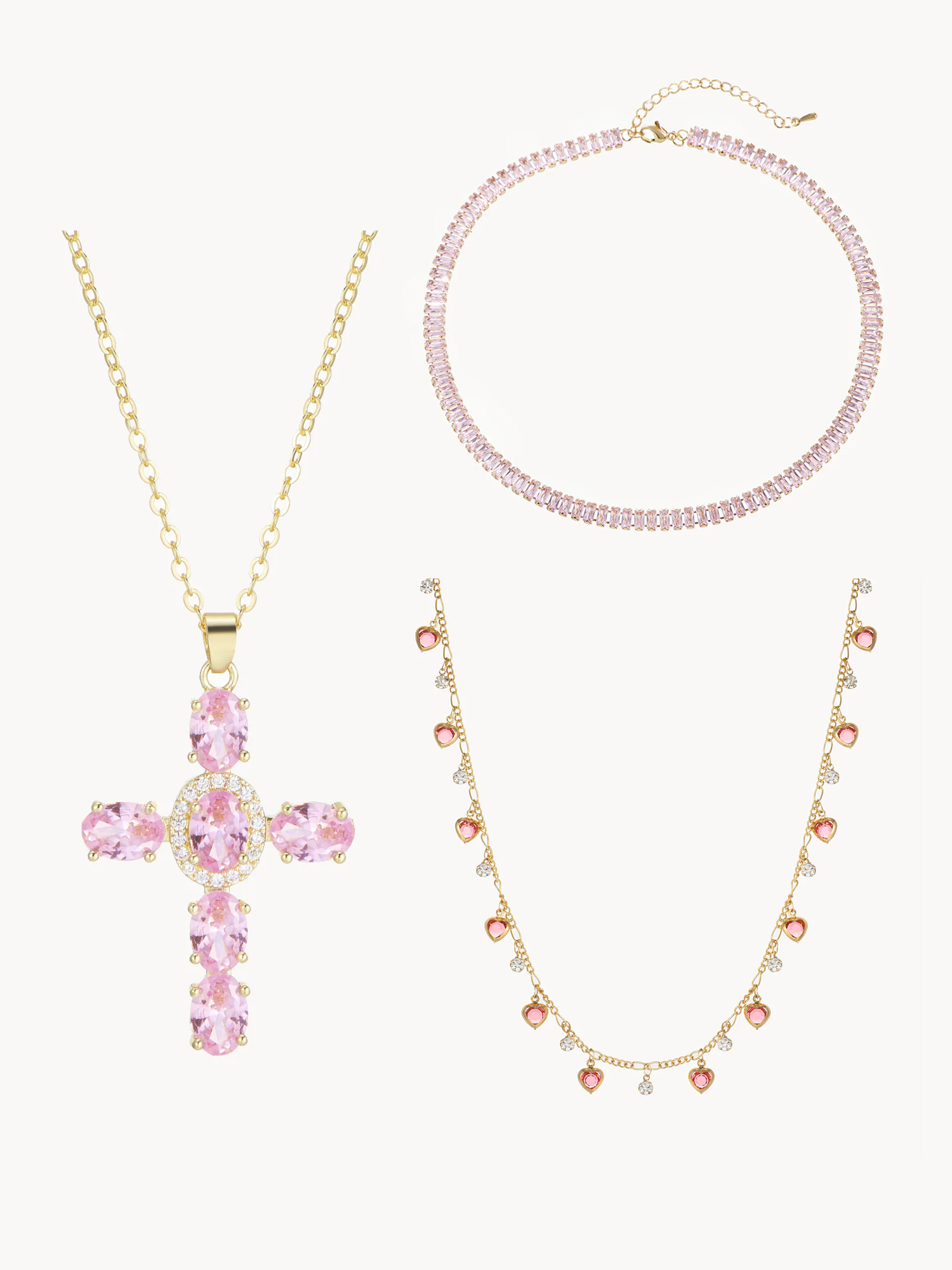 Elvira Ada Josie Pink Set