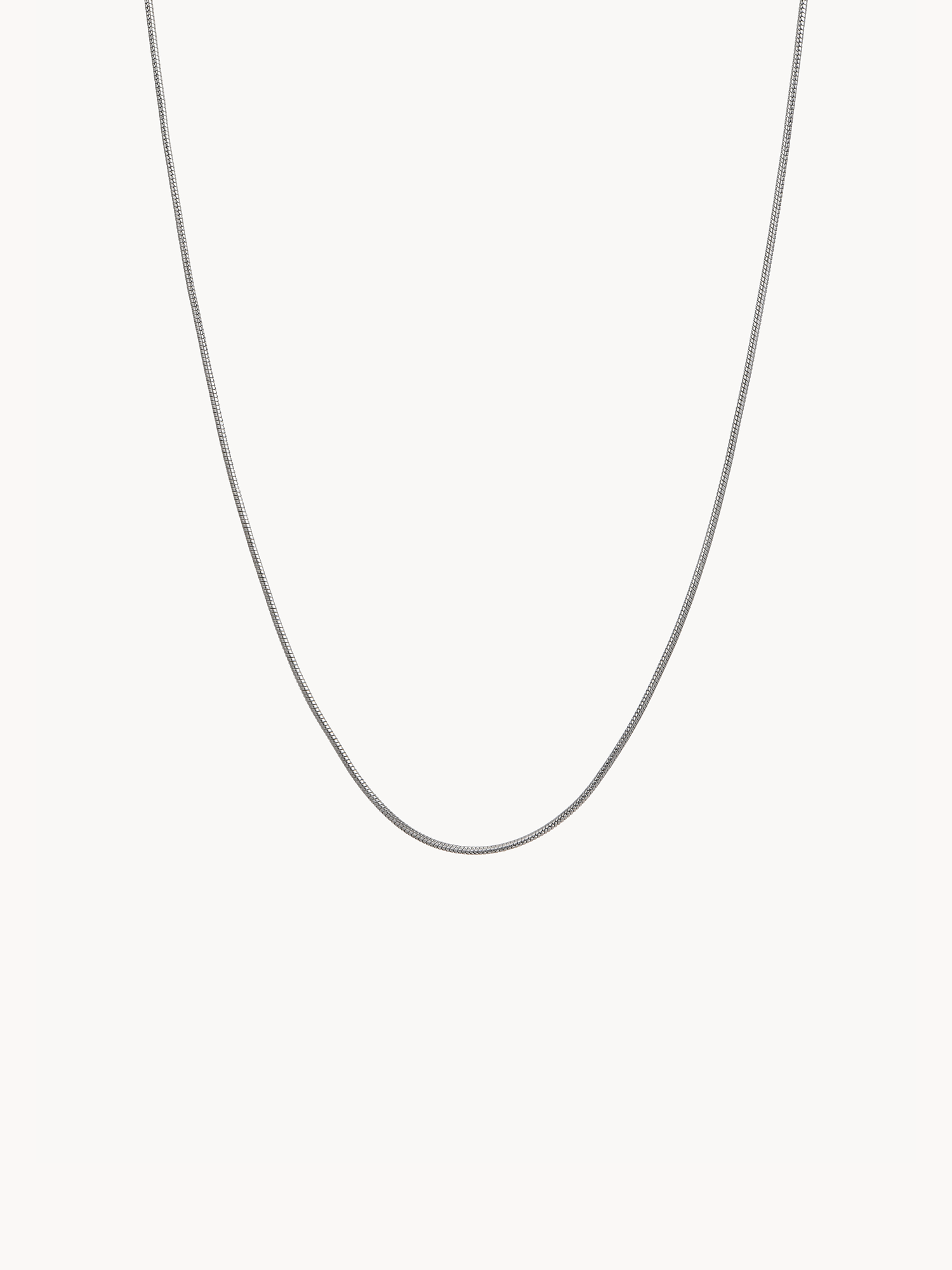 Hazel Thin Snake Chain Necklace - Kuri Jewelry