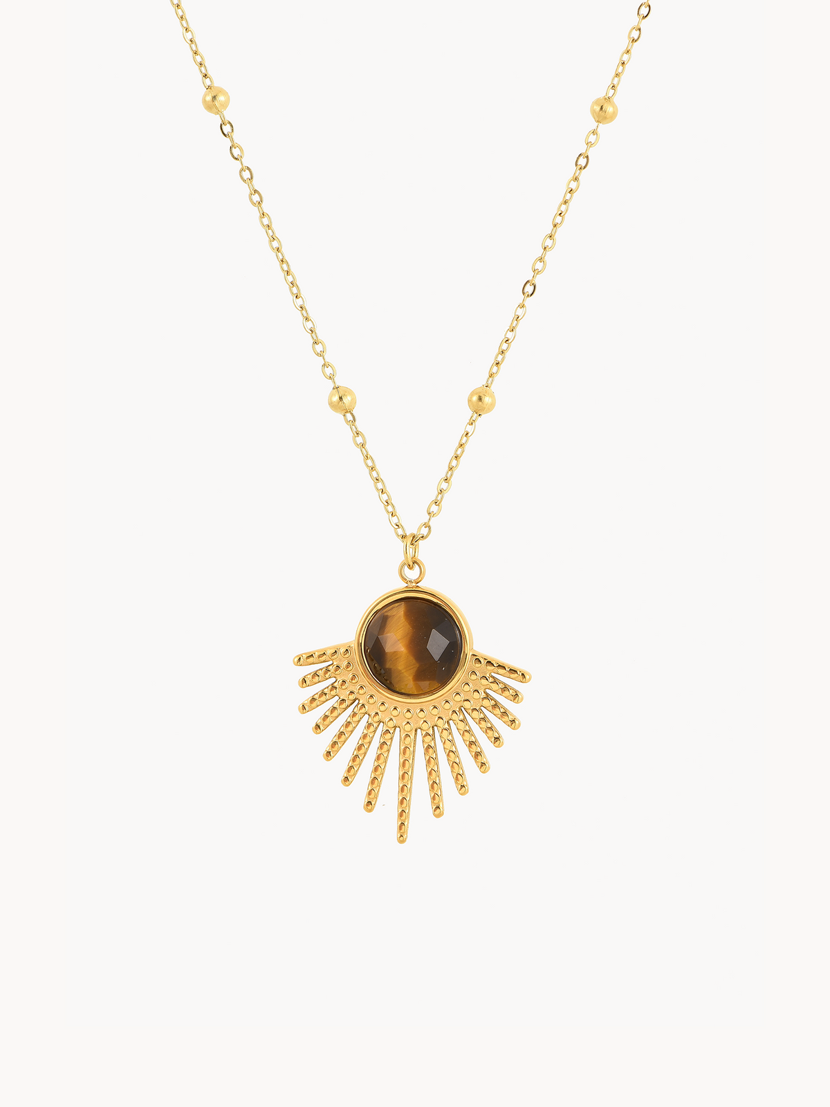 Delia Tiger's Eye Necklace