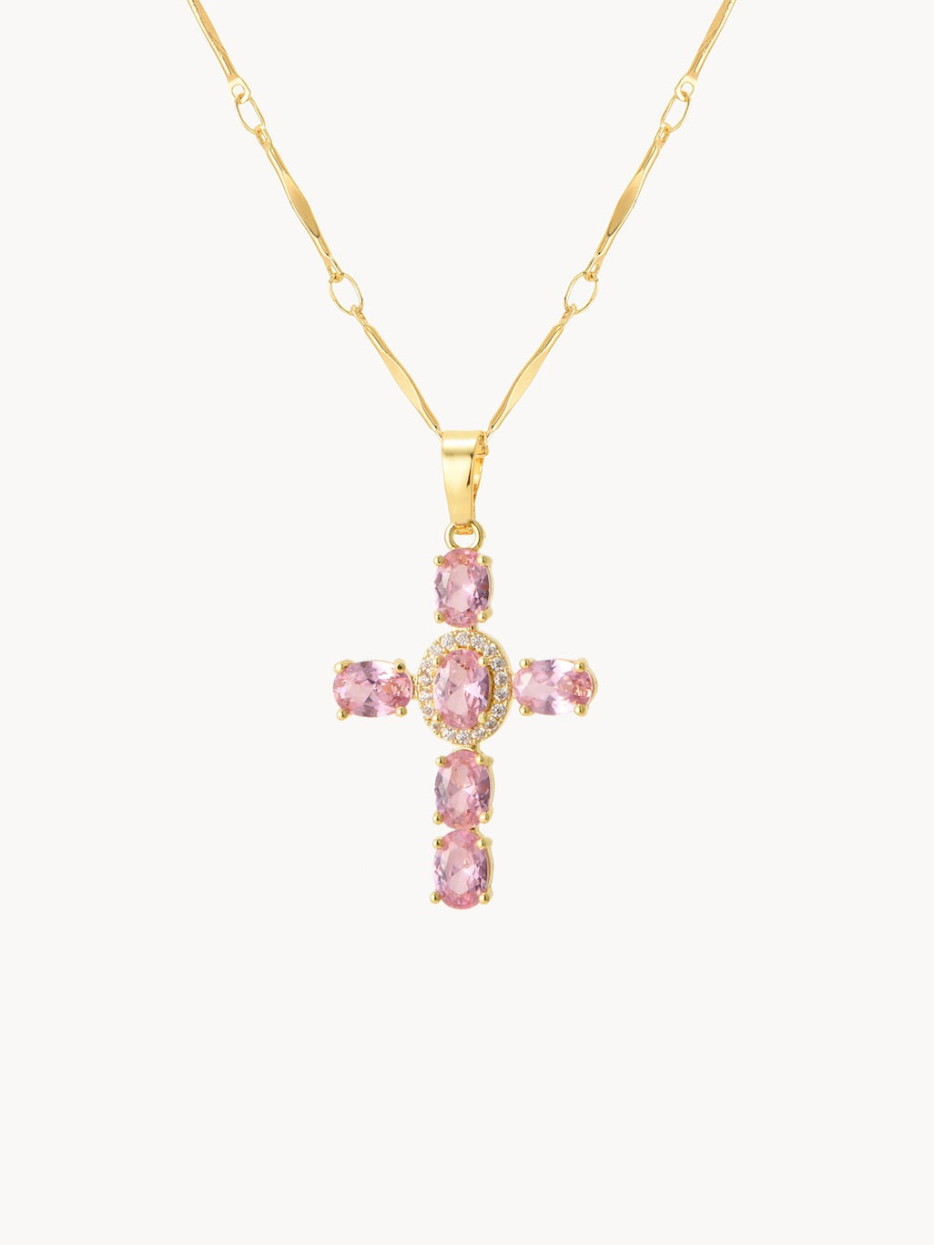Collar Cruz Rosa Elvira